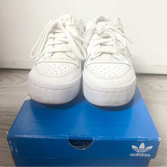 Adidas Forum Bold Platform Sneakers White Chunky Streetwear Shoes Women - Picture 5 of 7